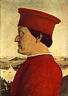Piero Della Francesca Wall Art - Portrait of Federico da Montefeltro